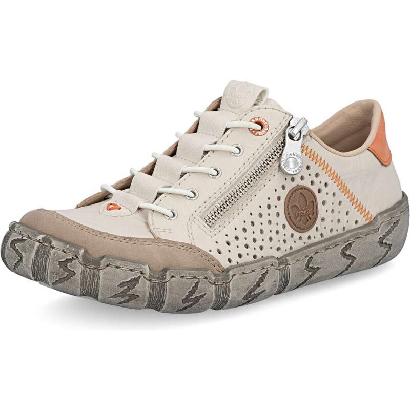 Dámske poltopánky RIEKER L0355-61 béžová S6 67165085