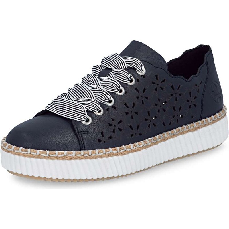 Dámske poltopánky RIEKER M2902-14 modrá S6 67165088