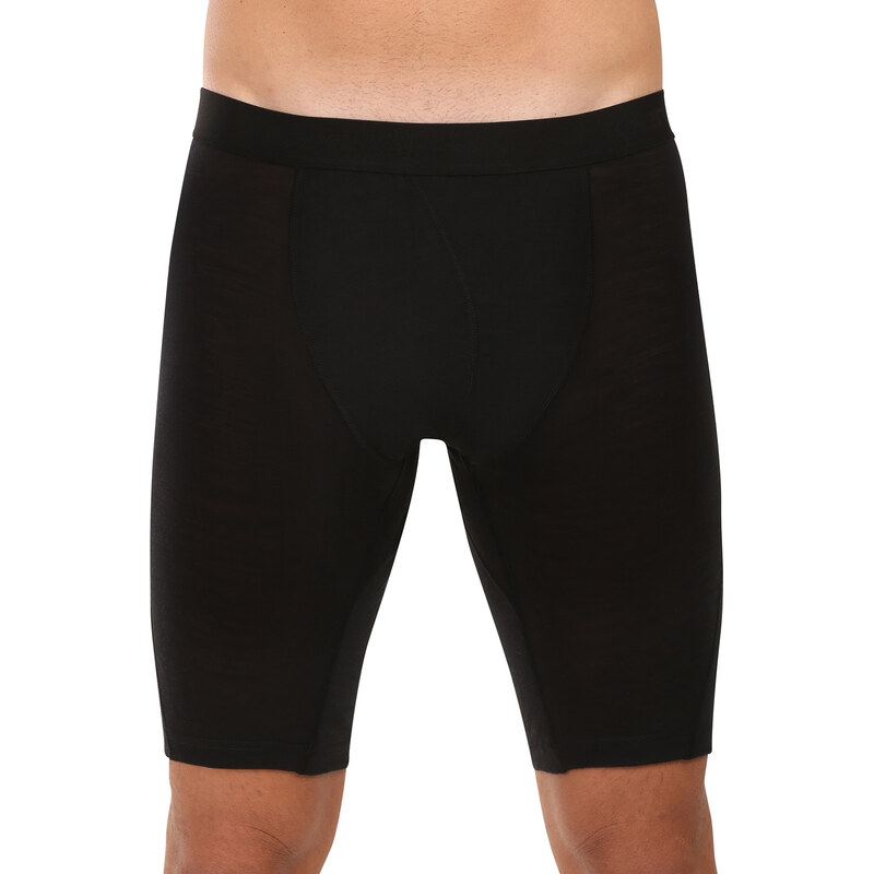 Pánske boxerky Sensor Air Long merino čierne (23200015) 66903690