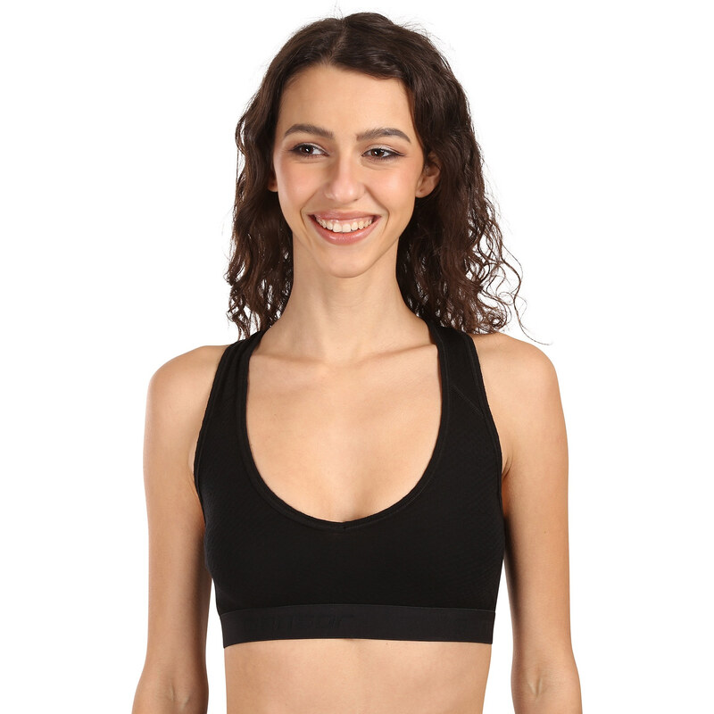 Dámska podprsenka Sensor DF merino čierna (18200022) 66882001