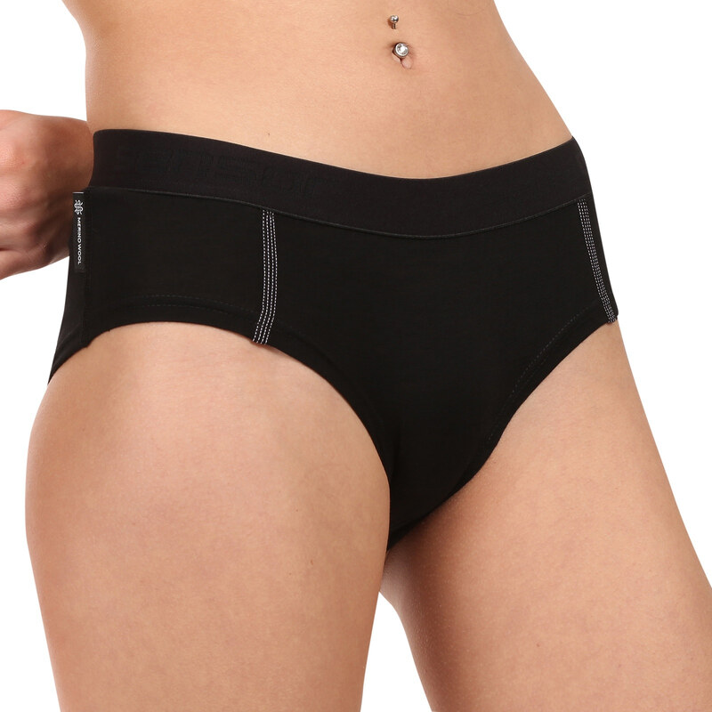 Dámske nohavičky Sensor Active merino čierne (11109020) 67228985