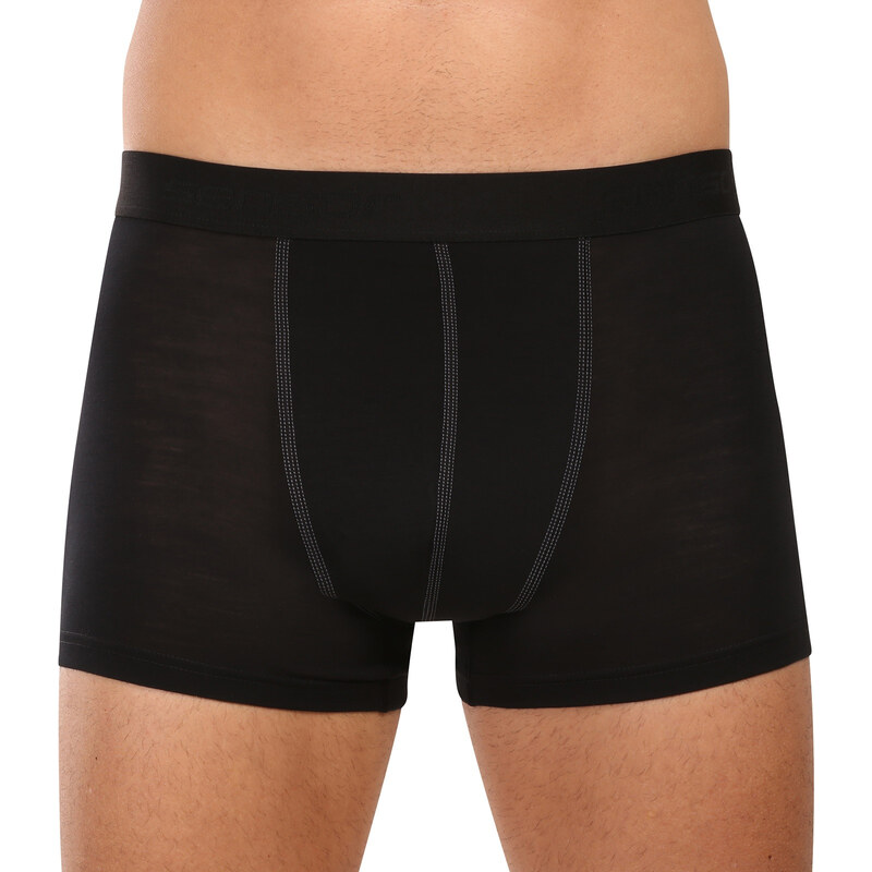 Pánske boxerky Sensor Active merino čierne (25200023) 66903689