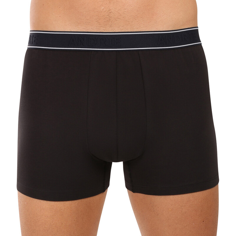 Pánske boxerky Andrie čierne (PS 5828/black) 3 66888057