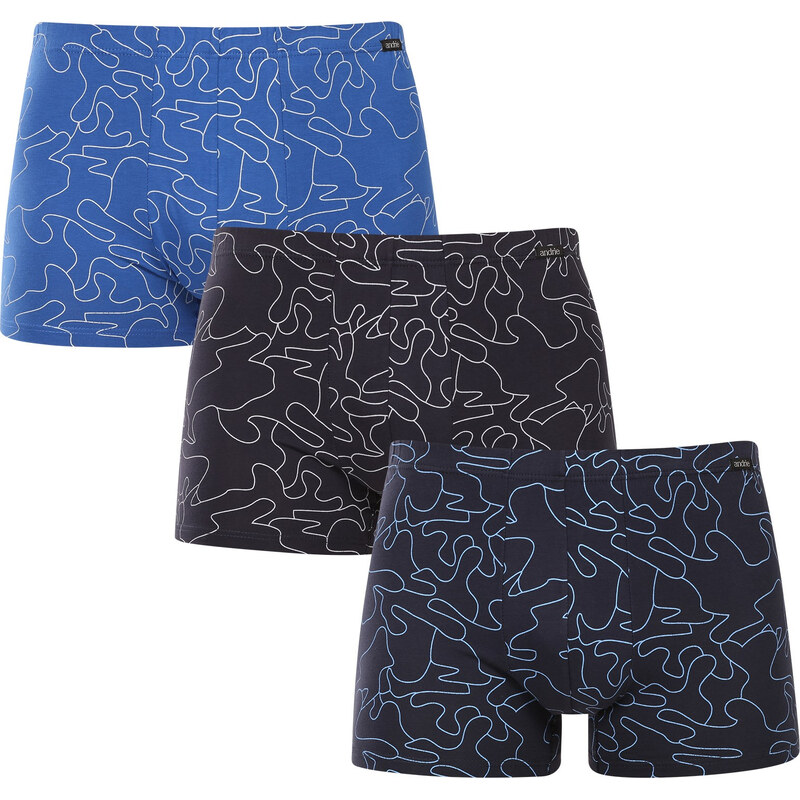 3PACK pánske trenky Andrie viacfarebné (PS 5730) 67003994