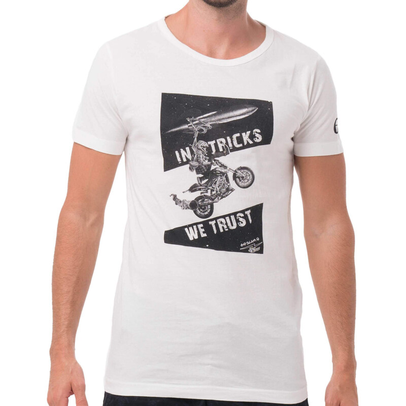 Pánske tričko 69SLAM ROK BAGOROS (MTRRBK-WH) 66644512