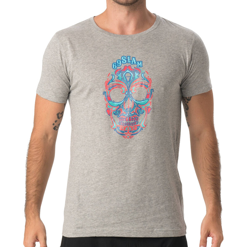 Pánske tričko 69SLAM SKULLNAMENT GREY (MTGSKN-GY) 66644531