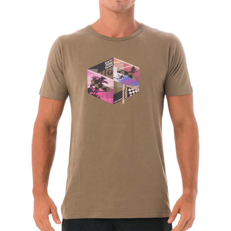 Pánske tričko 69SLAM LIFESTYLE KHAKI DNA (MTPLLE-KH) 66644526