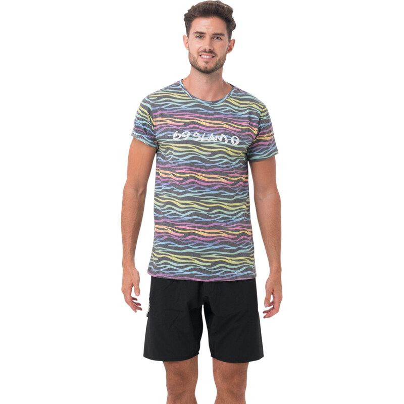 Pánske tričko 69SLAM ZEBRA NEON HANS (MTXZON-BK) 66643968