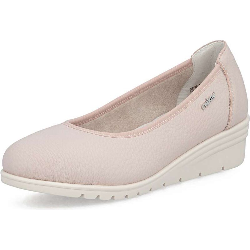 Dámske baleríny RIEKER L5360-31 ružová S6 67165283