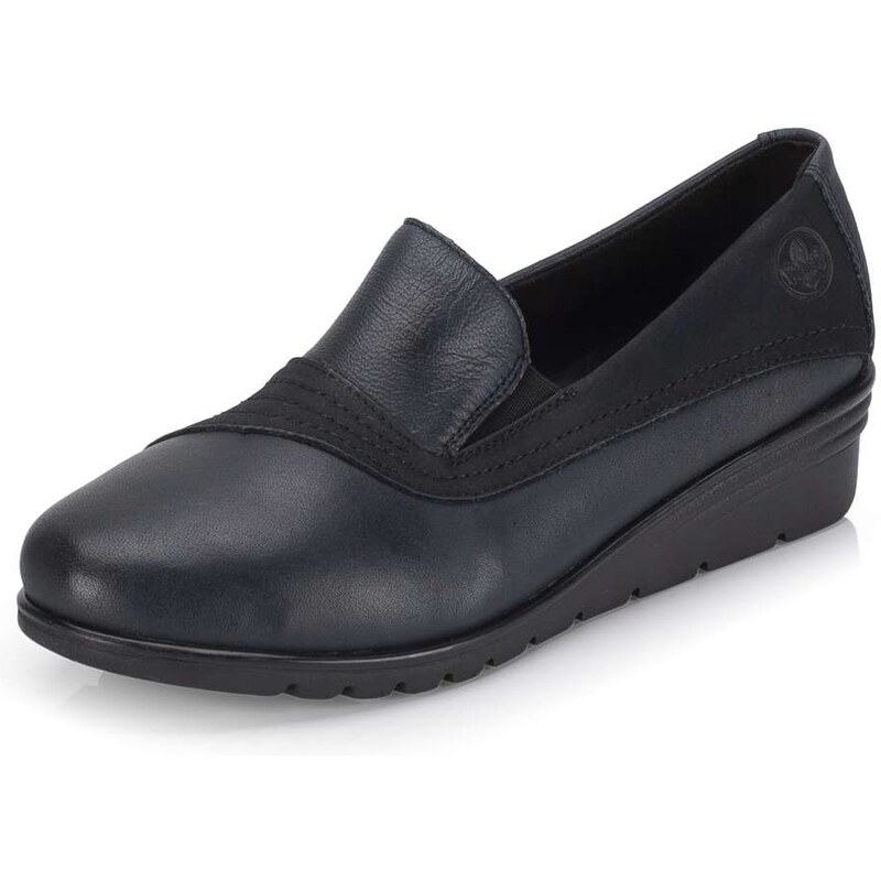 Dámske mokasíny RIEKER L5356-14 modrá S6 67165284