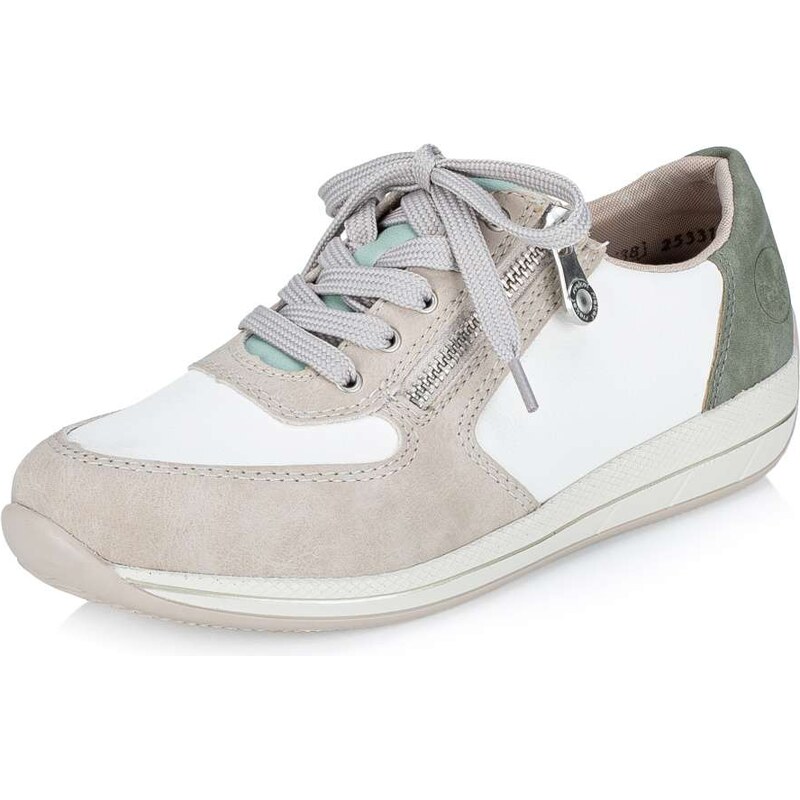 Dámske poltopánky RIEKER N1112-92 biela S6 67164746