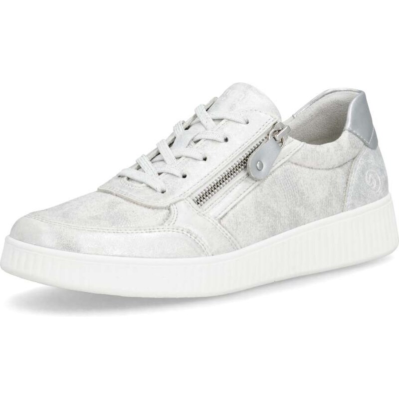 RIEKER Dámske tenisky REMONTE D2E05-90 strieborná S6 67165346