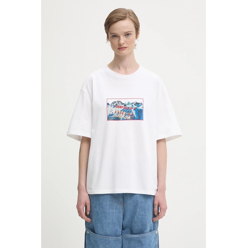 Bavlnené tričko Fiorucci Winter Waterskiing Print Boxy 67167844