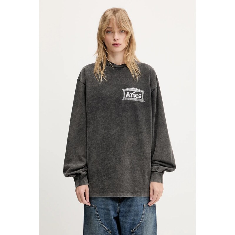 Bavlnené tričko s dlhým rukávom Aries Aged Ancient Temple LS Tee 67168122