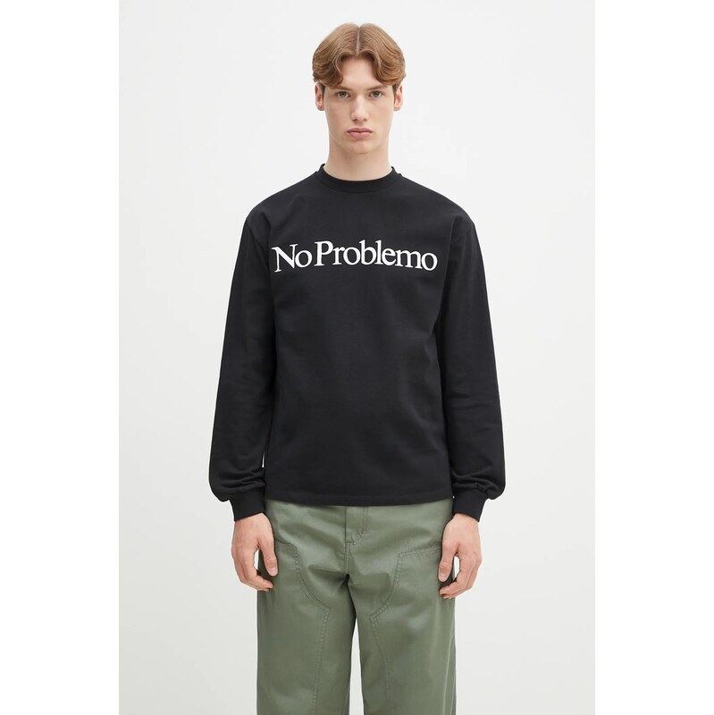 Bavlnené tričko s dlhým rukávom No Problemo No Problemo LS Tee 67244680