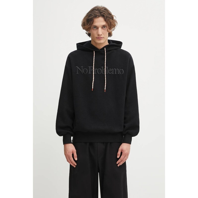 Bavlnená mikina No Problemo Reverse Fleece Hoodie 67244713