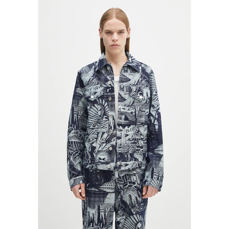 Bavlnená bunda No Problemo Apocalypse Jacquard Trucker Jacket 67244730