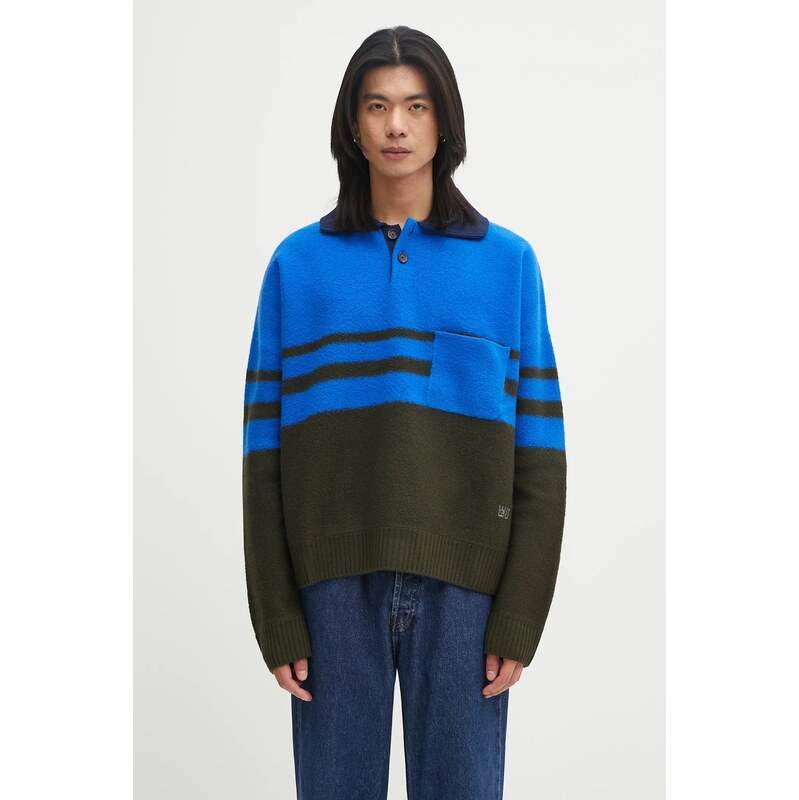 Vlnený sveter Wales Bonner Calm Polo 67244859