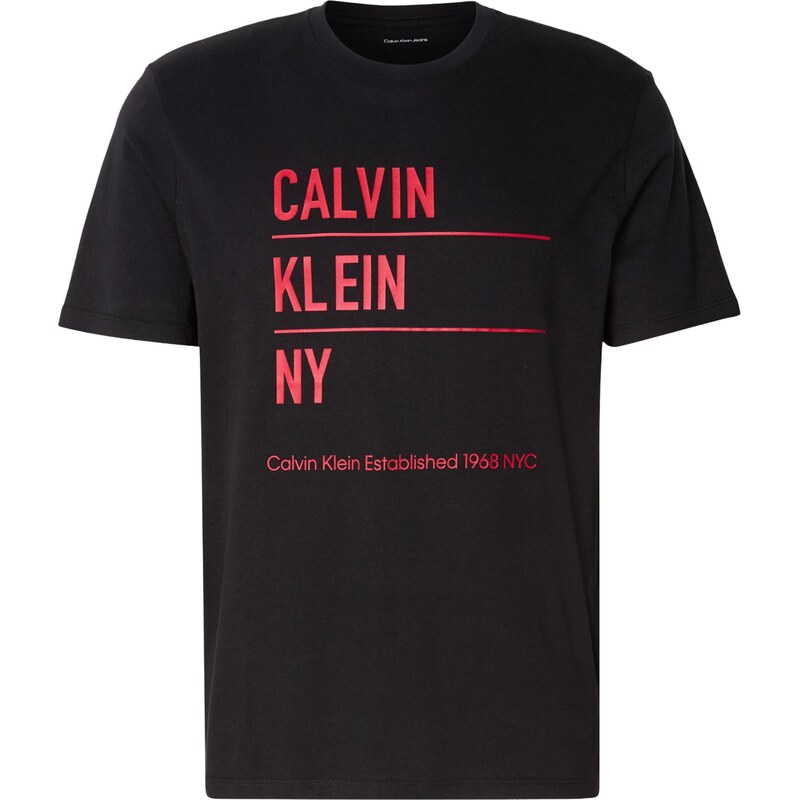 Calvin Klein Jeans Tričko krvavo červená / čierna 65139046