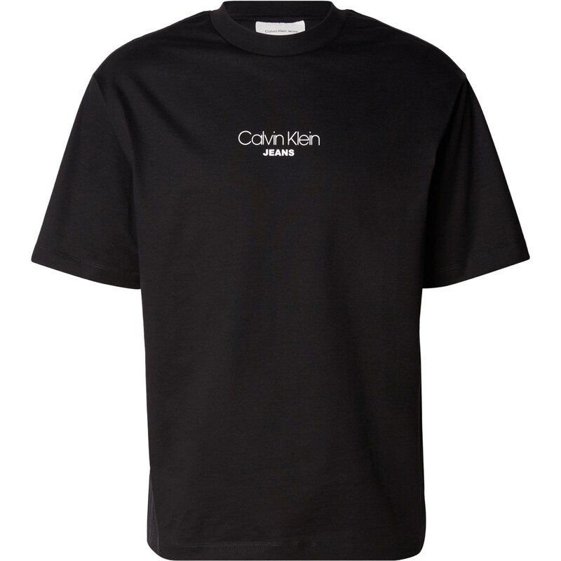 Calvin Klein Jeans Tričko čierna / biela 64009346