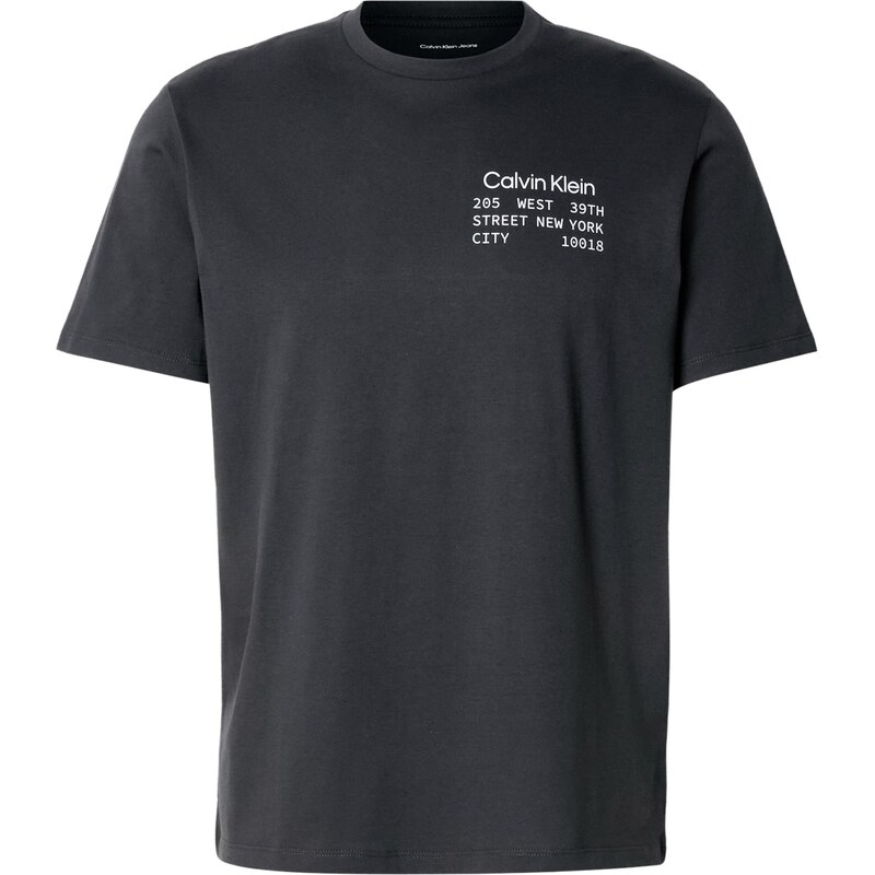 Calvin Klein Jeans Tričko tmavosivá / biela 66330906