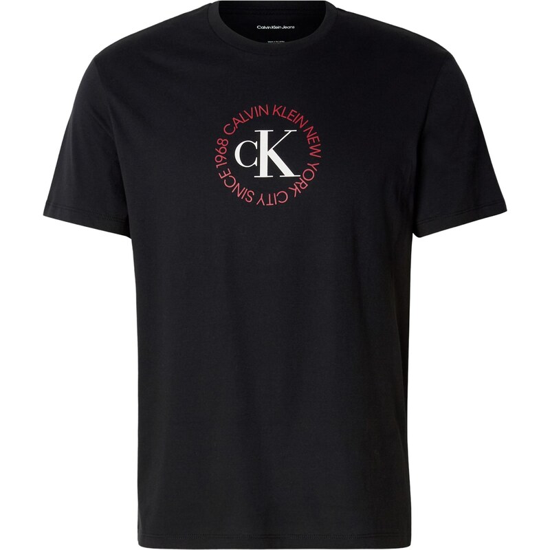 Calvin Klein Jeans Tričko červená / čierna / biela 66330920