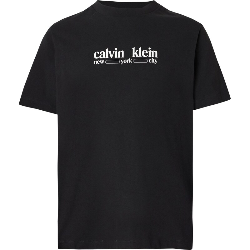 Calvin Klein Jeans Tričko NYC čierna / biela 66622902