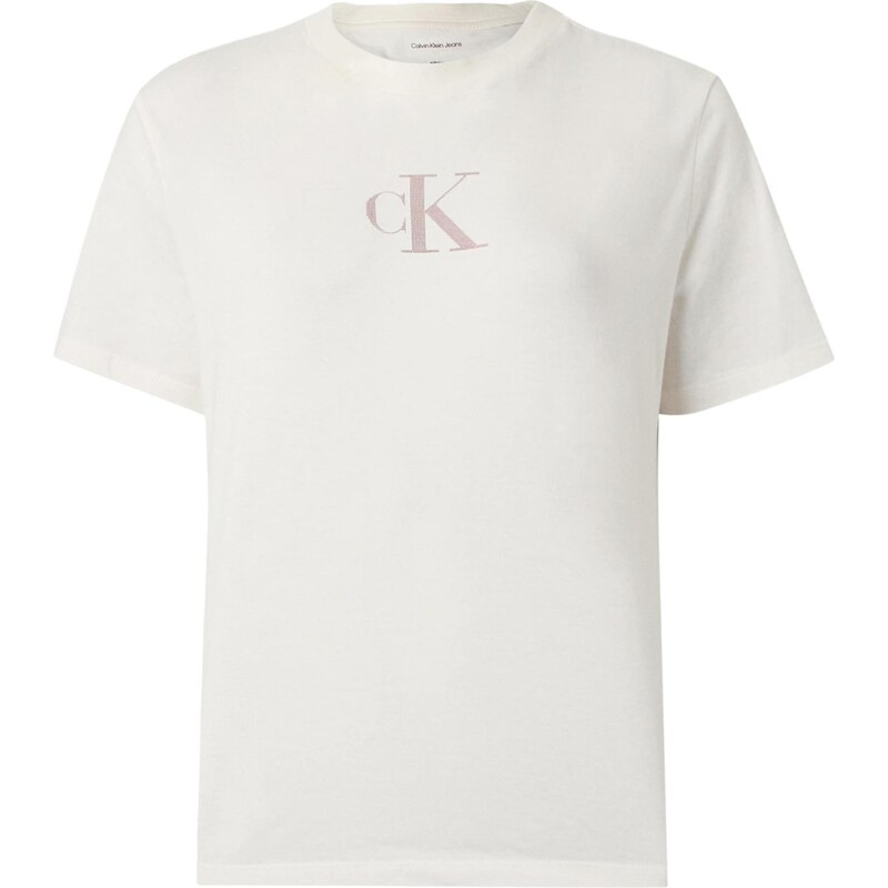 Calvin Klein Jeans Tričko Classic ružová / biela 66846977