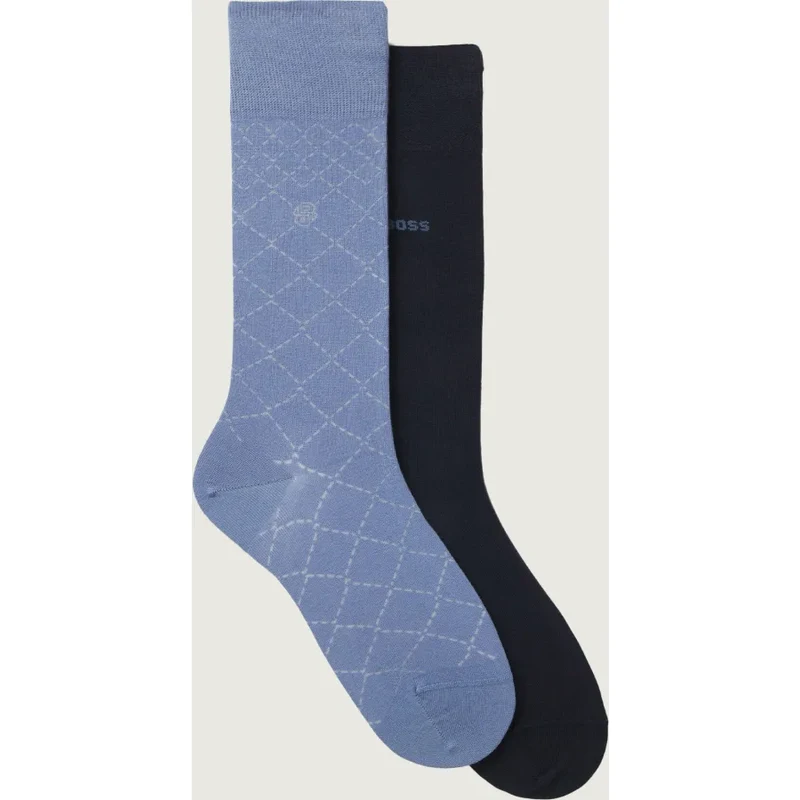 BOSS BLACK Ponožky 2-balenie Mini Argyle CC 67170846