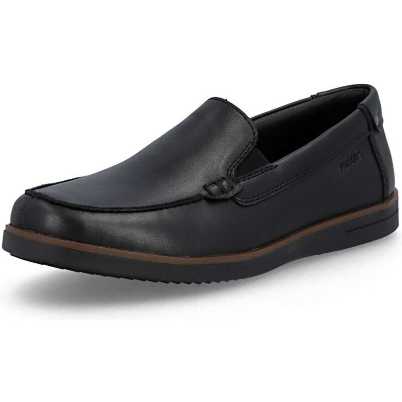 Pánske mokasíny RIEKER B2352-00 čierna S6 67171343