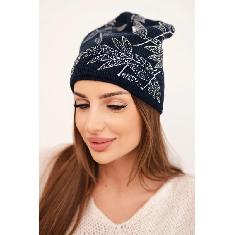 Dámska zimná čiapka Kesi s dvojitým lemom 67171772