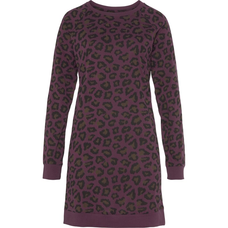 VIVANCE Nočná košieľka hnedá / fialová / čierna 67178229