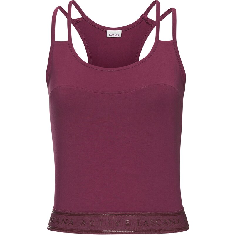 LASCANA ACTIVE Top burgundská 67178234