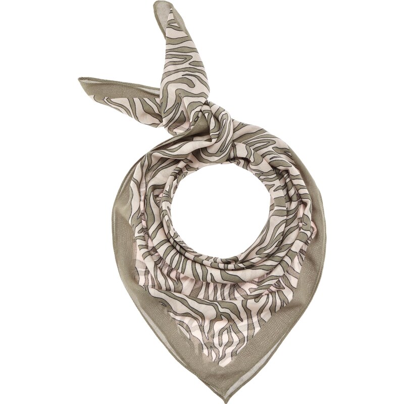 LASCANA Šatka béžová / olivová 67178244