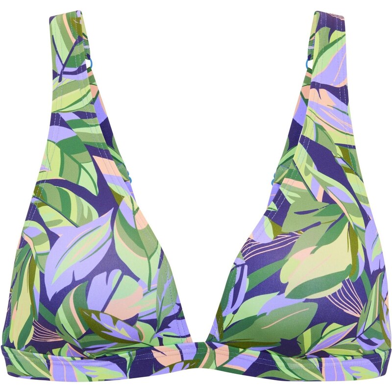 s.Oliver Bikinový top zelená / svetlozelená / fialová / levanduľová 67178250