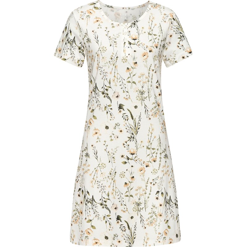 LASCANA Nočná košieľka béžová / krémová / zelená / biela 67178279