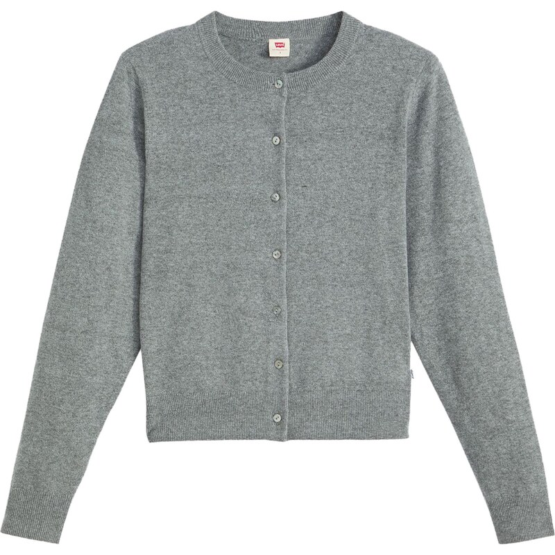 LEVIS Kardigán Supersoft Crewneck Cardigan sivá 67178318