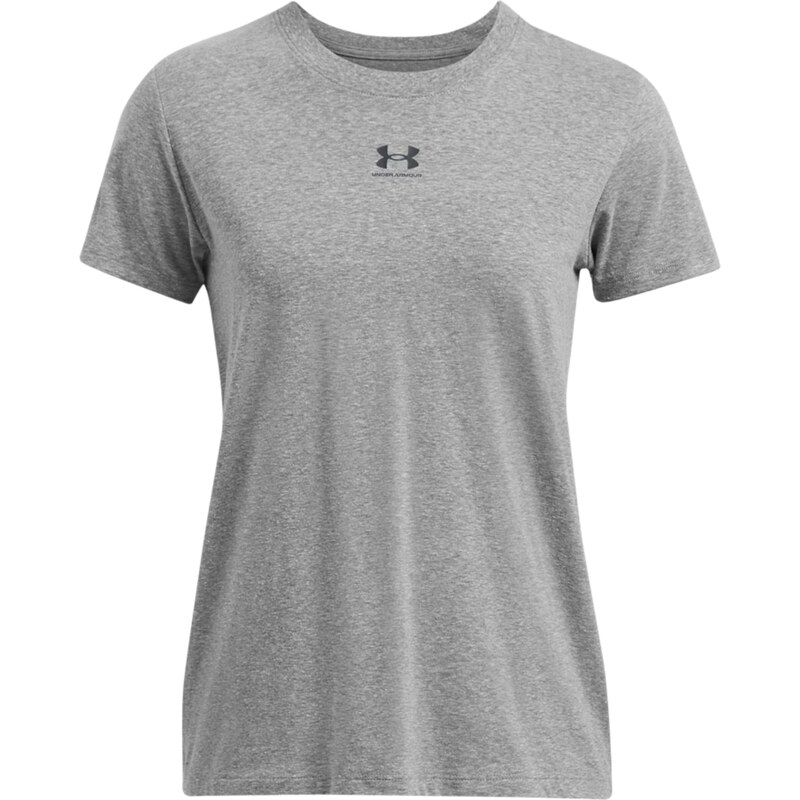 UNDER ARMOUR Funkčné tričko Rival Core sivá melírovaná / čierna 67178328