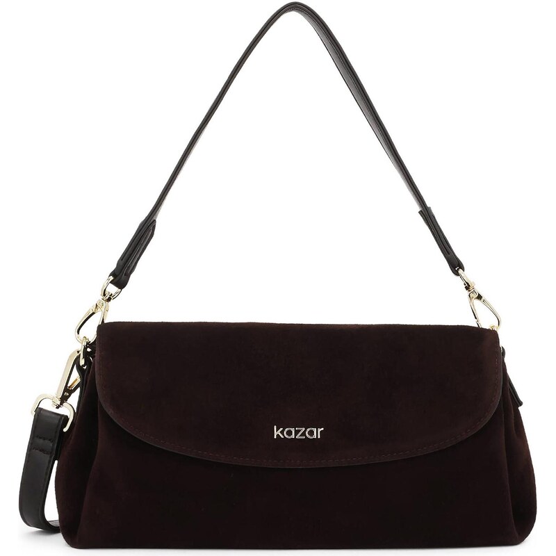 Kazar Kabelka na rameno tmavohnedá 67178374