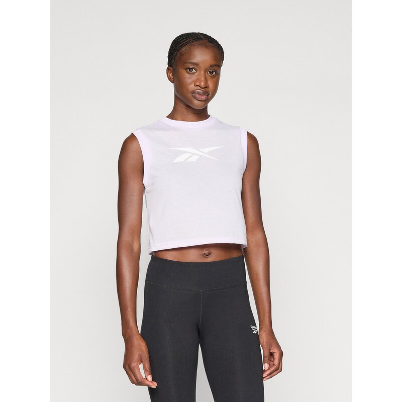 Reebok Športový top MONICA orgovánová / biela 67178389