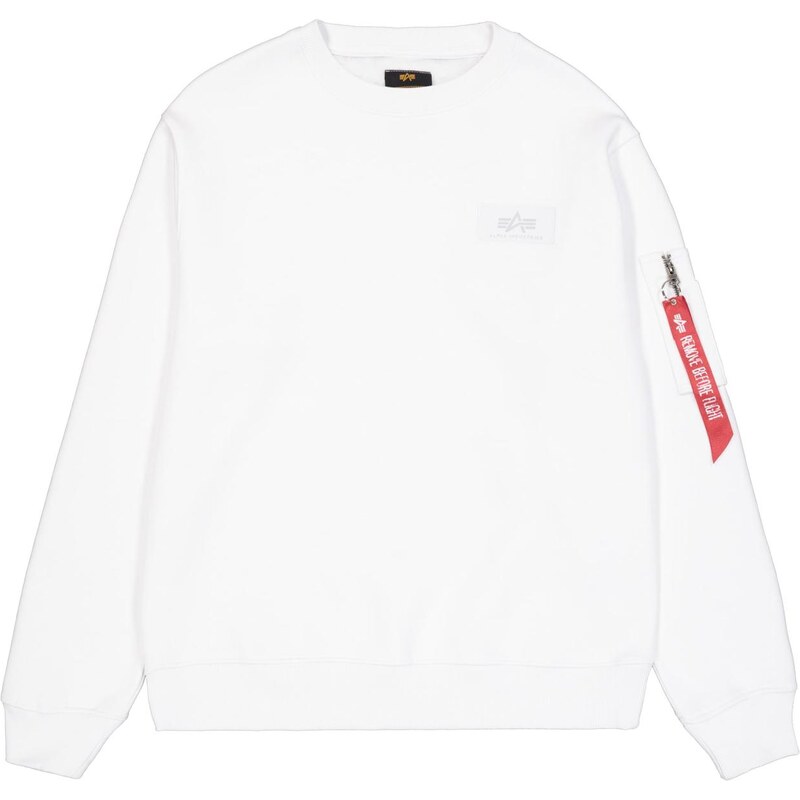 ALPHA INDUSTRIES Mikina červená / čierna / biela 67178392