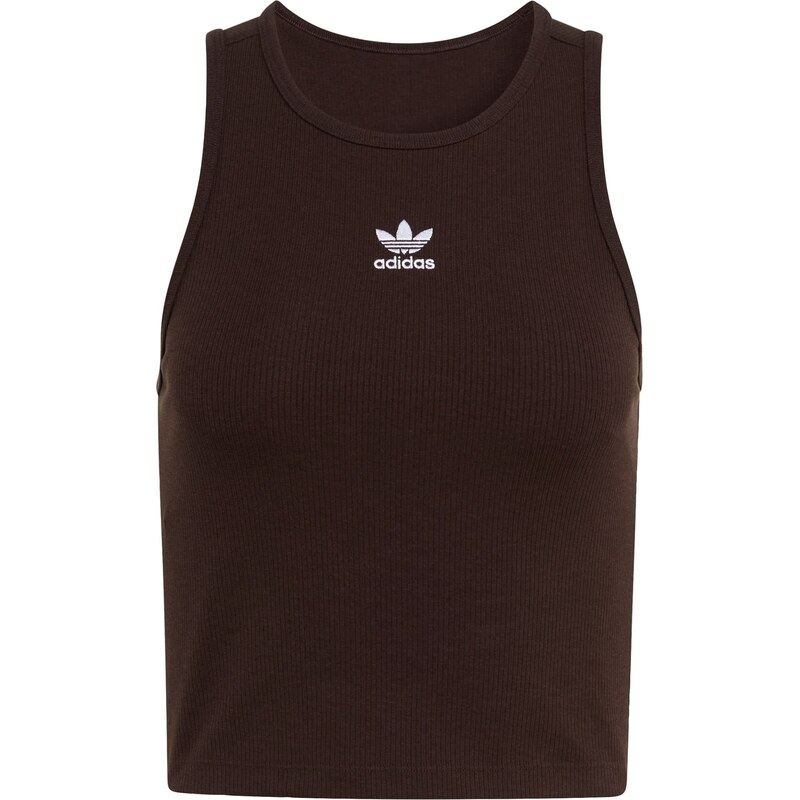 ADIDAS ORIGINALS Top Essentials tmavohnedá / biela 67178427