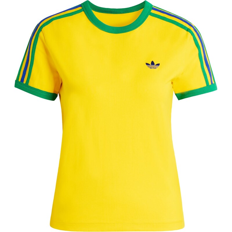 ADIDAS ORIGINALS Tričko 3 STRIPES SLIM modrá / žltá / zelená 67178487