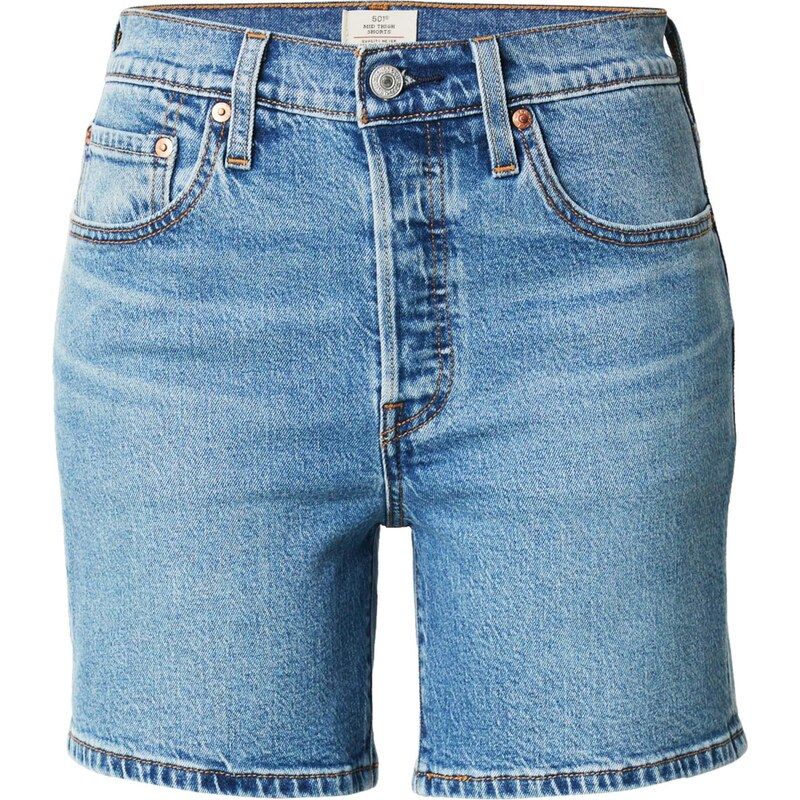 LEVIS Džínsy 501 Mid Thigh Lightweight Shorts modrá denim 67178521