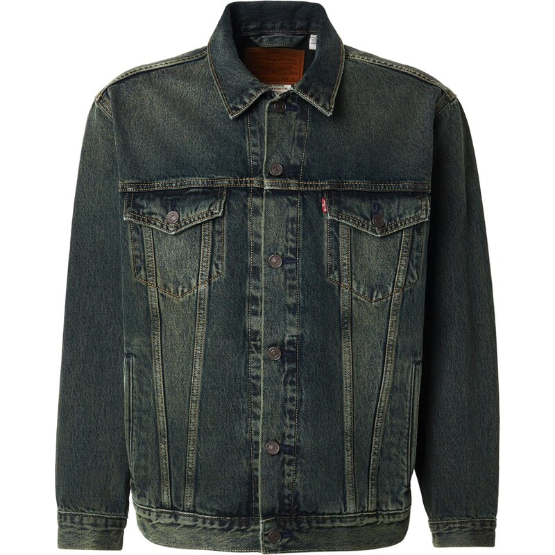 LEVIS Prechodná bunda Relaxed Type III Trucker Jacket námornícka 67178572