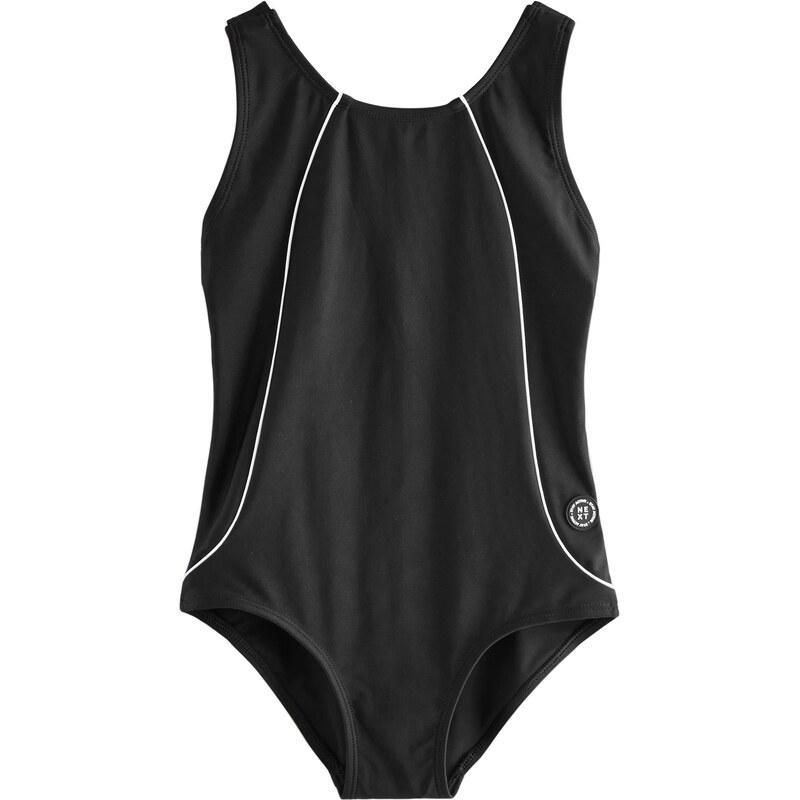 Next Jednodielne plavky čierna / biela 67178588