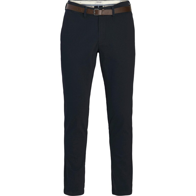 Jack & Jones Plus Chino nohavice JPSTMarco Adam námornícka modrá 67178594