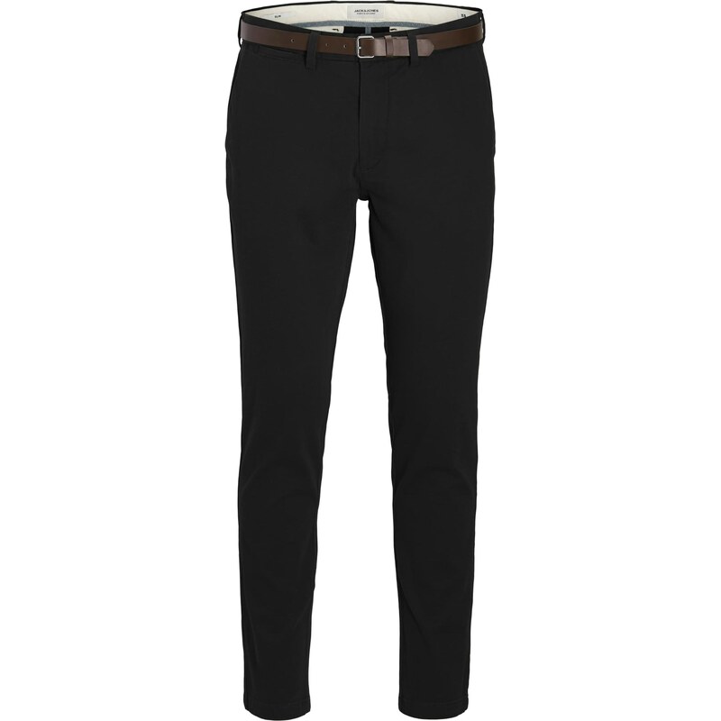 Jack & Jones Plus Chino nohavice JPSTMARCO ADAM čierna 67178595