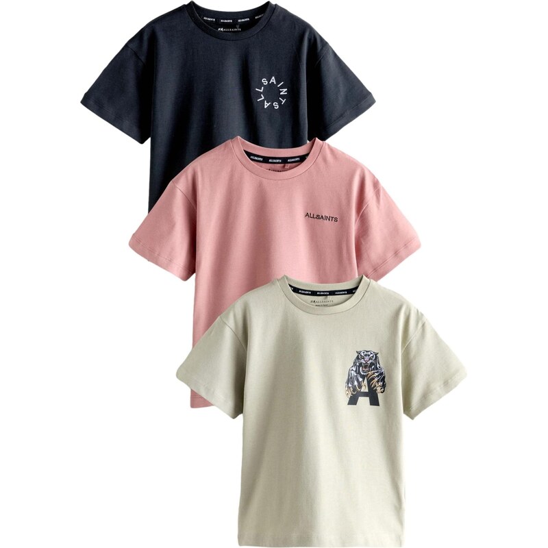 smALLSAINTS Tričko svetlozelená / ružová / čierna 67178624