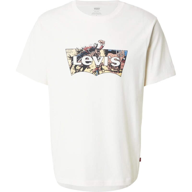 LEVIS Tričko farba ťavej srsti / svetlooranžová / čierna / šedobiela 67178629